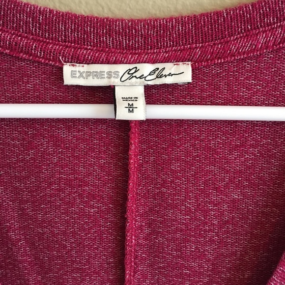 ❤️LAST DAY! Donating!❤️EXPRESS burgundy shirt - Picture 3 of 7